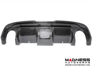FIAT 500 Rear Diffuser - Carbon Fiber -Dual Exit - 595 Style - EU Model